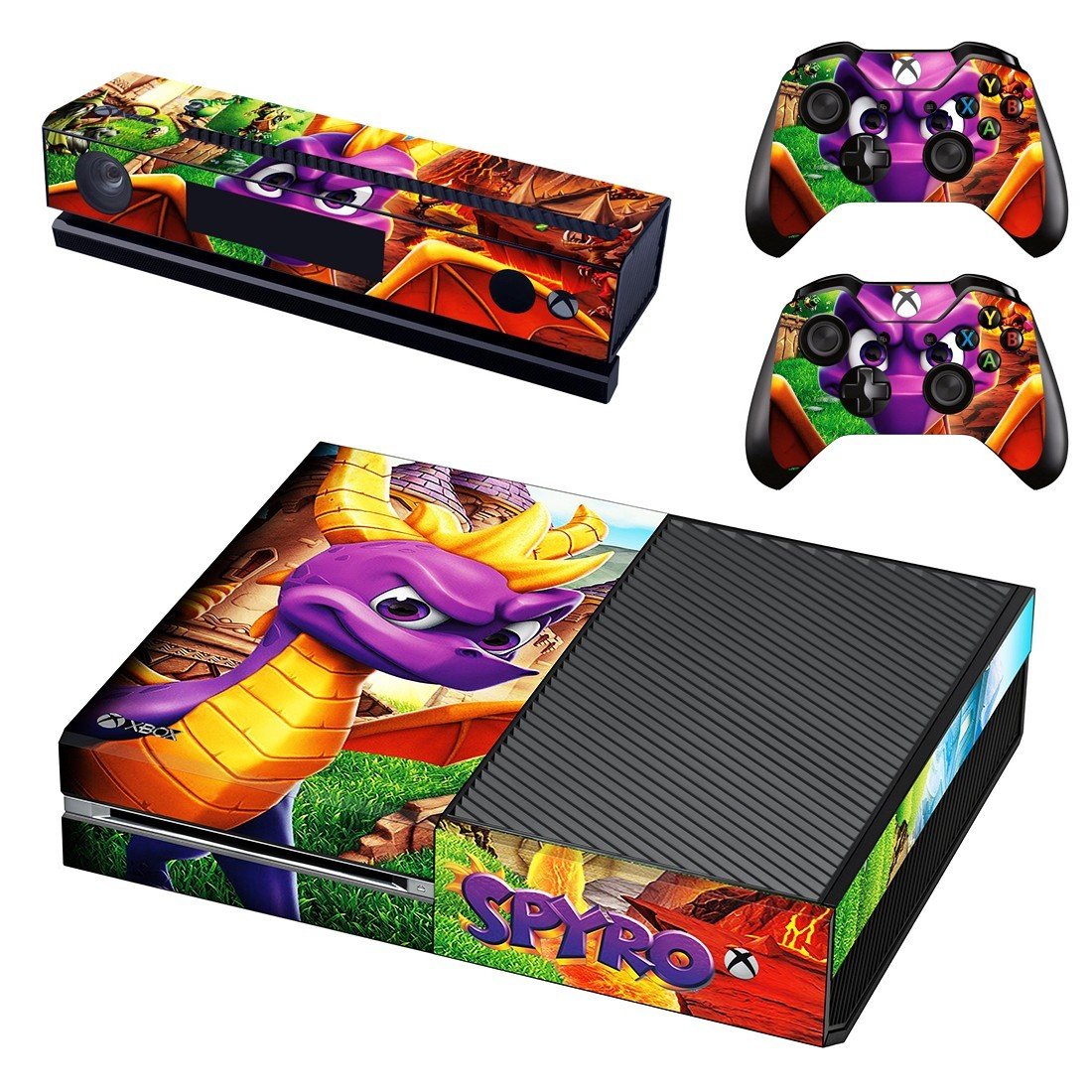 Spyro decal skin sticker for Xbox One console and controllers
