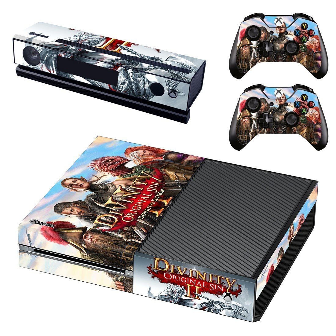 Divinity original sin 2 decal skin sticker for Xbox One console and controllers