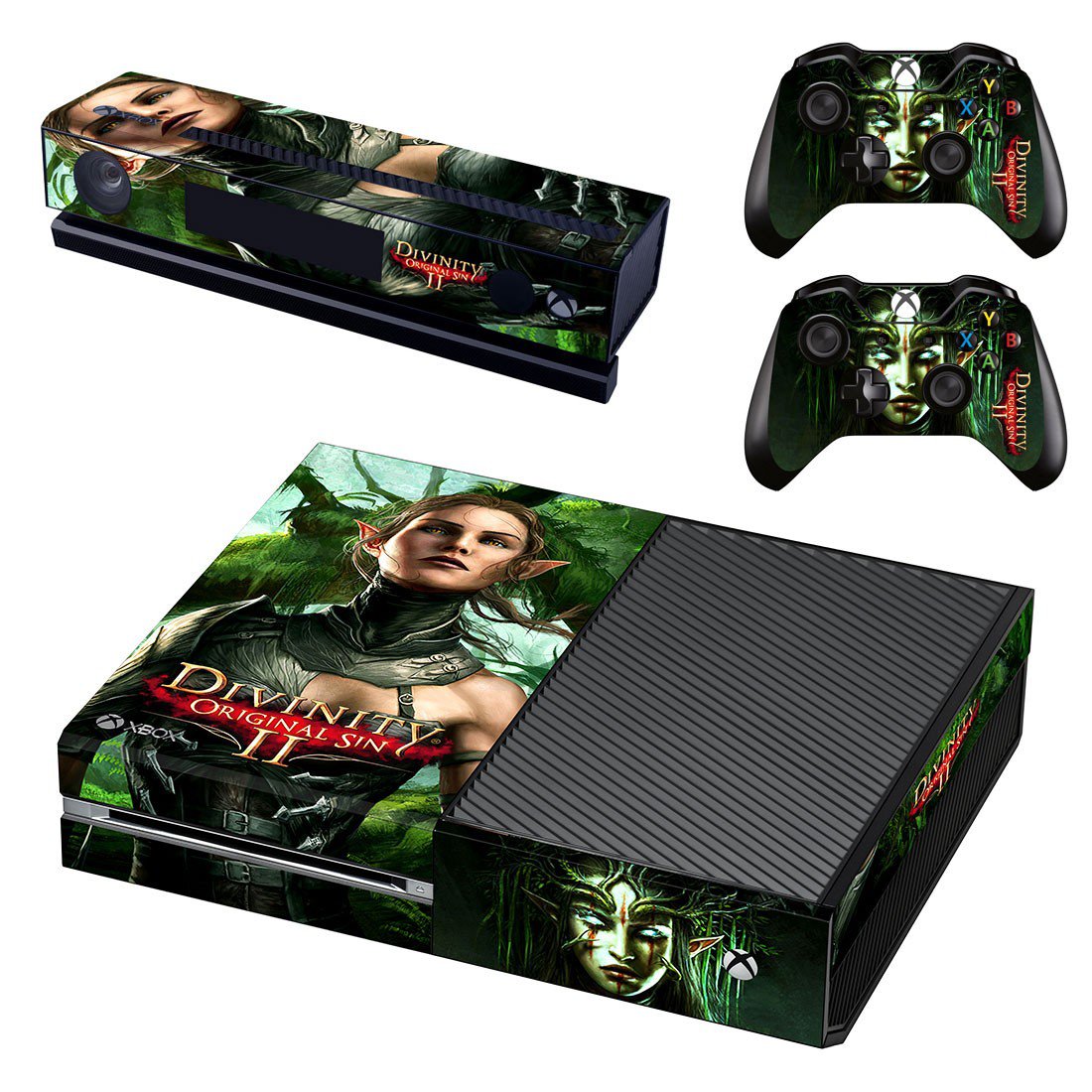 Divinity Original Sin 2 decal skin sticker for Xbox One console and controllers