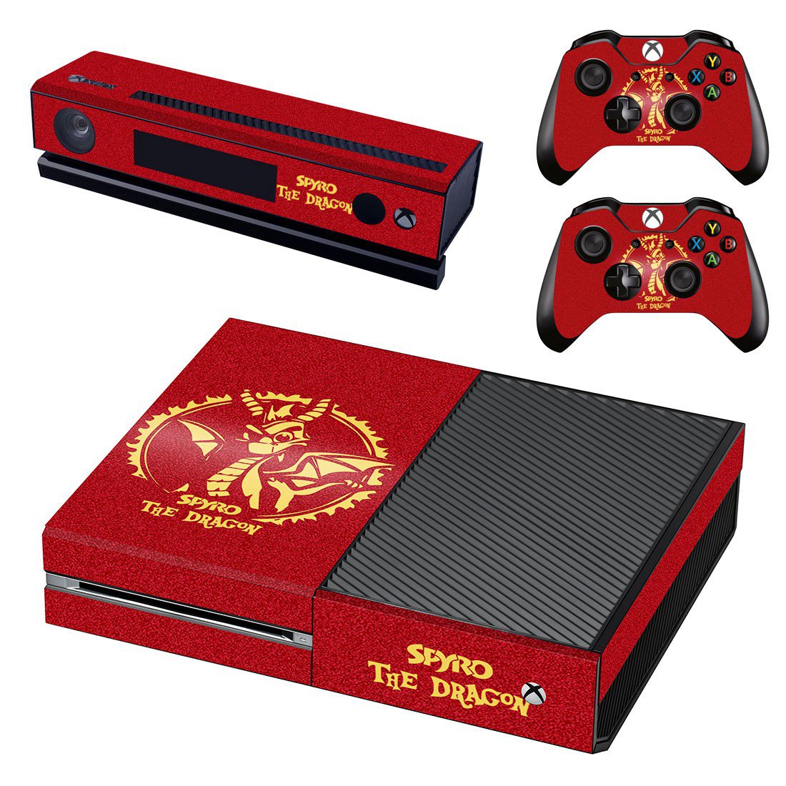Spyro The Dragon decal skin sticker for Xbox One console and controllers