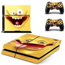 Emoticon decal skin sticker for PS4 console and controllers