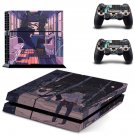 Cartoon decal skin sticker for PS4 console and controllers