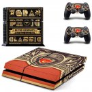 Retro Graphics decal skin sticker for PS4 console and controllers