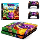 Spyro decal skin sticker for PS4 console and controllers