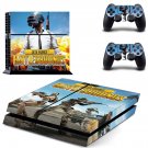 Playerunknown's Battlegrounds decal skin sticker for PS4 console and controllers