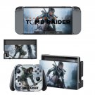 Tomb Raider decal skin sticker for Nintendo Switch console and controllers