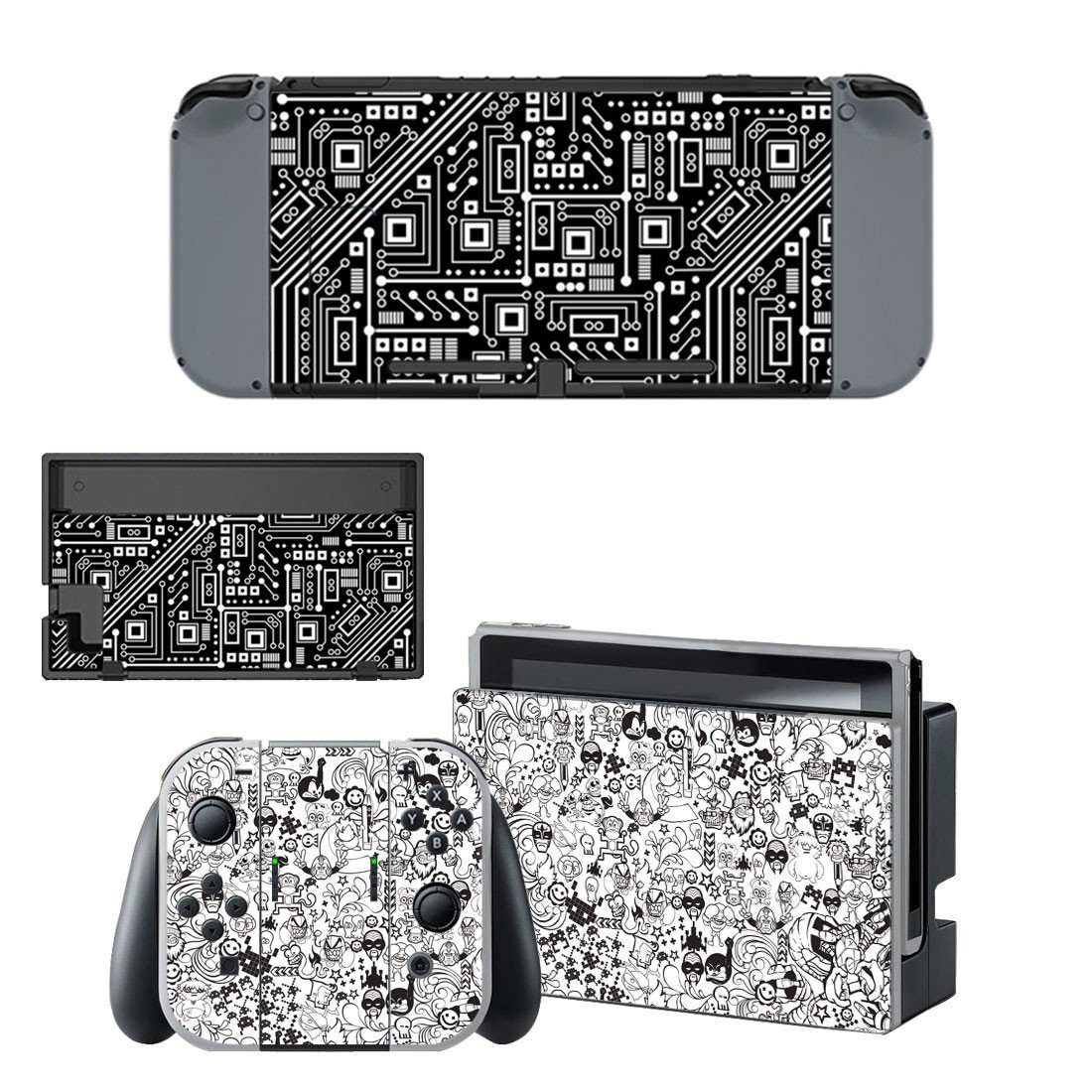PCB Board decal skin sticker for Nintendo Switch console and controllers