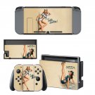 Pin Up Girl decal skin sticker for Nintendo Switch console and controllers