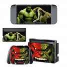 Green Hulk decal skin sticker for Nintendo Switch console and controllers