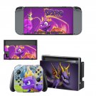 Spyro decal skin sticker for Nintendo Switch console and controllers