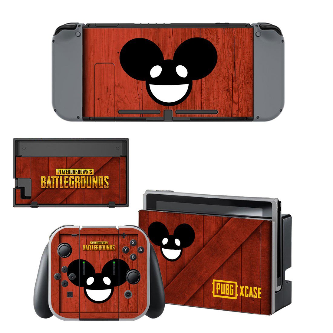 Playerunknown's Battlegrounds decal skin sticker for Nintendo Switch console and controllers