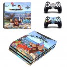 Super Smash Bros decal skin sticker for PS4 Pro console and controllers