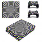 Abstraction decal skin sticker for PS4 Pro console and controllers
