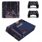 Cartoon decal skin sticker for PS4 Pro console and controllers