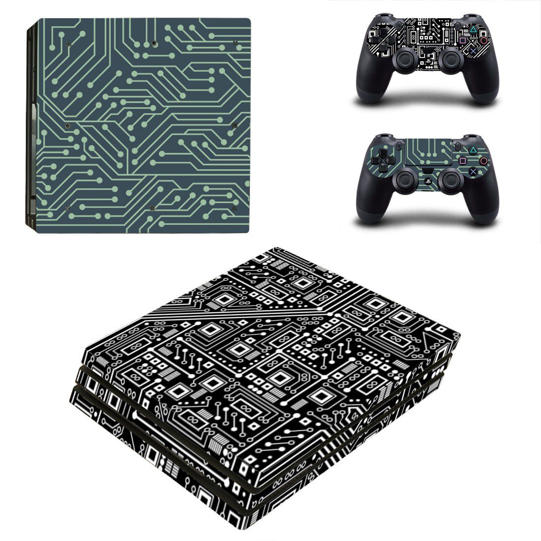 PCB Board decal skin sticker for PS4 Pro console and controllers