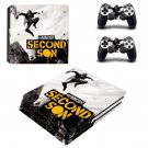 Second Son decal skin sticker for PS4 Pro console and controllers