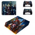 Super Heroes decal skin sticker for PS4 Pro console and controllers