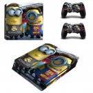 Minions decal skin sticker for PS4 Pro console and controllers