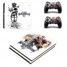 Kingdom Hearts 3 decal skin sticker for PS4 Pro console and controllers