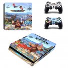 Super Smash Bros decal skin sticker for PS4 Slim console and controllers