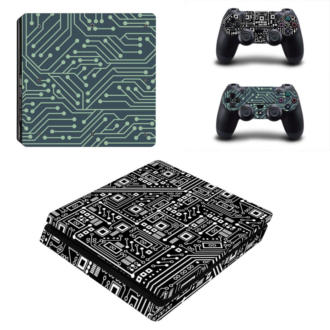 PCB Board decal skin sticker for PS4 Slim console and controllers