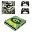 Green bay packers decal skin sticker for PS4 Slim console and controllers