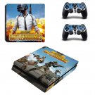 Jaya France Battlegrounds decal skin sticker for PS4 Slim console and controllers
