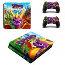 Spyro decal skin sticker for PS4 Slim console and controllers