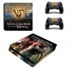 Soulcalibur 6 decal skin sticker for PS4 Slim console and controllers
