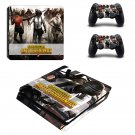 Playerunknown's Battlegrounds decal skin sticker for PS4 Slim console and controllers