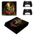 Divinity Original Sin 2 decal skin sticker for PS4 Slim console and controllers