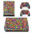 Abstraction decal skin sticker for Xbox One X console and controllers