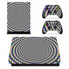 Abstraction decal skin sticker for Xbox One X console and controllers