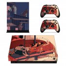 Cartoon decal skin sticker for Xbox One X console and controllers