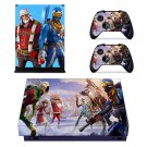 Fortnite decal skin sticker for Xbox One X console and controllers