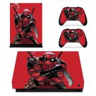 Deadpool 2 decal skin sticker for Xbox One X console and controllers