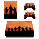 Red Dead Redemption 2 decal skin sticker for Xbox One X console and controllers