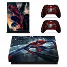 Spider Man decal skin sticker for Xbox One X console and controllers