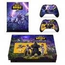 Fortnite battle royale decal skin sticker for Xbox One X console and controllers