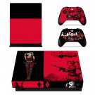 Harley Quinn decal skin sticker for Xbox One X console and controllers