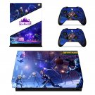 Fortnite decal skin sticker for Xbox One X console and controllers