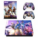 Fortnite decal skin sticker for Xbox One X console and controllers