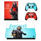 Fortnite decal skin sticker for Xbox One X console and controllers