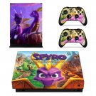 Spyro decal skin sticker for Xbox One X console and controllers
