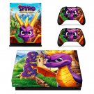 Spyro decal skin sticker for Xbox One X console and controllers