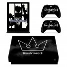 Kingdom Hearts 3 decal skin sticker for Xbox One X console and controllers