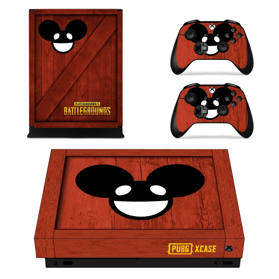 Playerunknown's Battlegrounds decal skin sticker for Xbox One X console and controllers