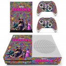 Fortnite decal skin sticker for Xbox One S console and controllers