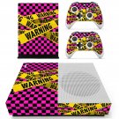 Warning decal skin sticker for Xbox One S console and controllers