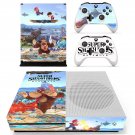 Super Smash Bros decal skin sticker for Xbox One S console and controllers